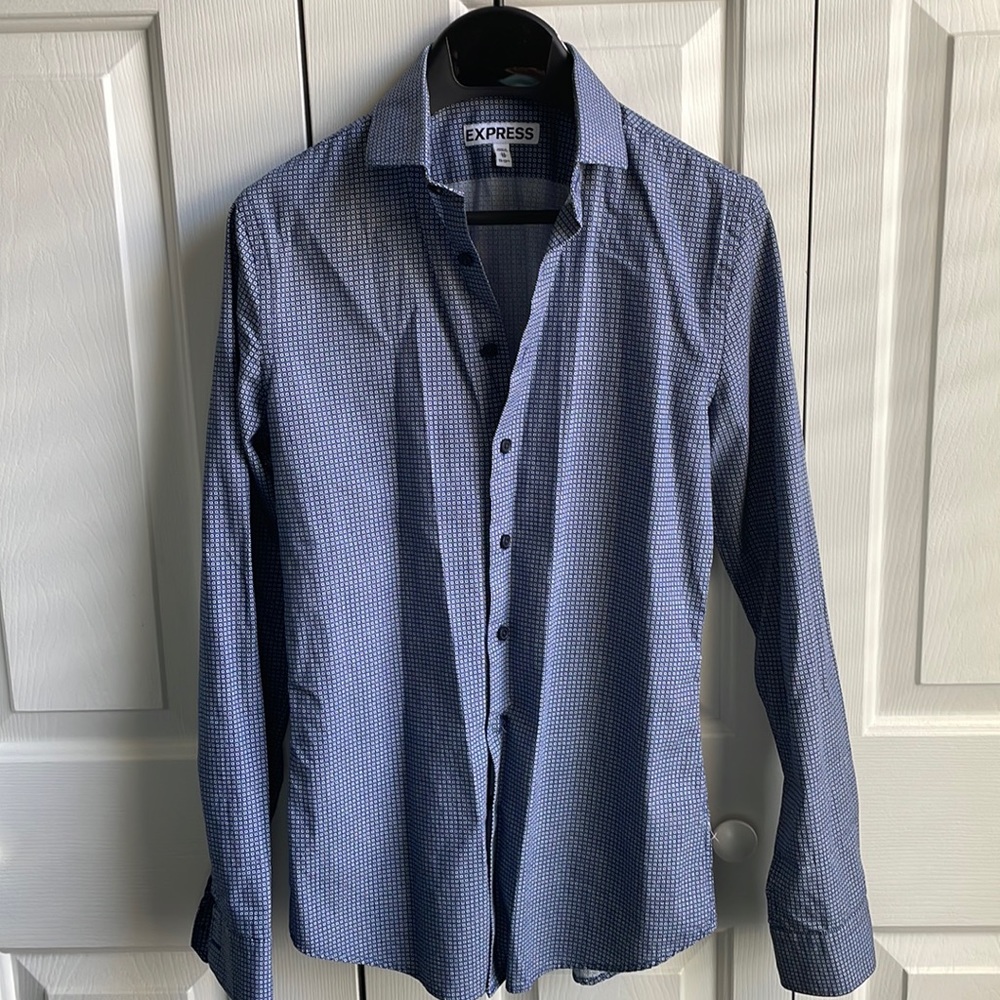 Express Button Up Dress Shirt- Extra Slim Fit